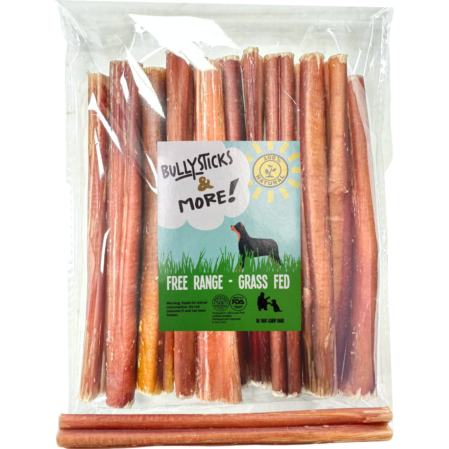 Bullysticks And More! 6-in Bully Sticks Dog Treats, Regular, 8 count