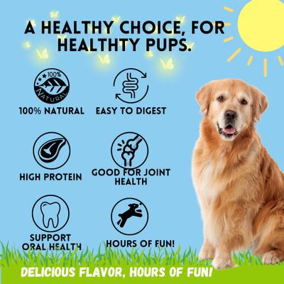 Show full view: Bullysticks And More! 6-in Beef Cheek Spring Dog Treats, 8 count slide 5 of 9