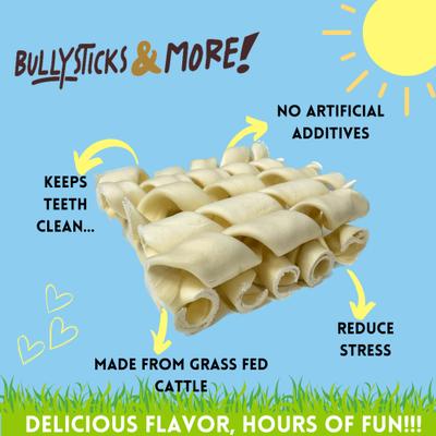 Show full view: Bullysticks And More! 6-in Beef Cheek Spring Dog Treats, 8 count slide 4 of 9