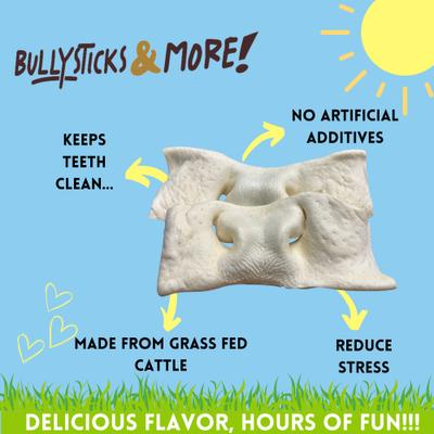 Show full view: Bullysticks And More! Beef Cheek Snout Dog Treats, 2 count slide 4 of 8