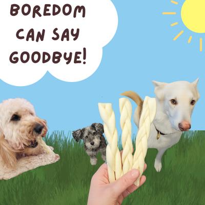 Show full view: Bullysticks And More! 6-in Beef Cheek Braided Dog Treats, 10 count slide 8 of 8