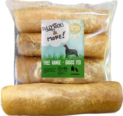 Bullysticks And More! 6-in Extra Thick Collagen Roll Dog Treats, 3 count slide 1 of 7