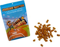 Poochie Butter Peanut Butter Crunchy Dog Treats, 8-oz bag slide 2 of 5