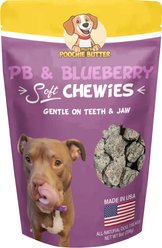 Poochie Butter Blueberry Soft & Chewy Dog Treats, 8-oz bag