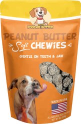 Poochie Butter Peanut Butter Soft & Chewy Dog Treats, 8-oz bag