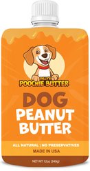 Poochie Butter Peanut Butter Pumpkin Lickable Dog Treat, 12-oz pouch