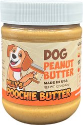 Poochie Butter Peanut Butter Pumpkin Lickable Dog Treat, 12-oz jar