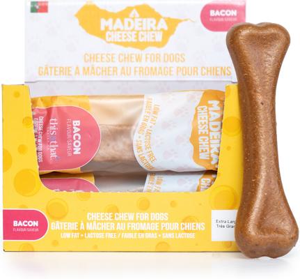 Show full view: this and that Canine Company Madeira Cheese Bacon Flavor Dog Natural Chew Treats, X-Large slide 3 of 4