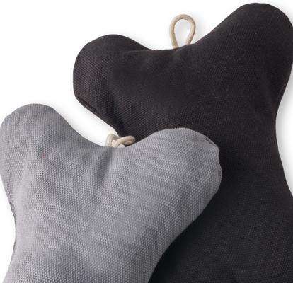 Show full view: Pet Passion Dino Bone Dog Toy, 2 pack, Gray Ombre slide 4 of 4