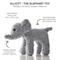 Show in main carousel: Pet Passion Elliott The Elephant Plush Dog Toy, Gray slide 3 of 4