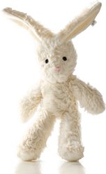 Pet Passion Buffy The Bunny Plush Dog Toy, Ivory