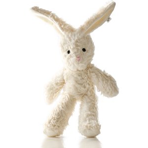 Pet Passion Buffy The Bunny Plush Dog Toy, Ivory