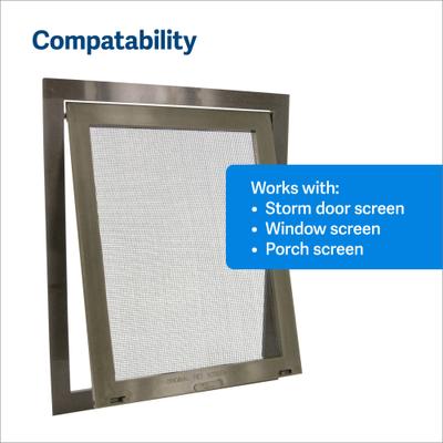 Show full view: PetSafe Window & Porch Screen Pet Door, Large slide 4 of 10