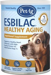 PetAg Esbilac Healthy Aging Skin & Coat Supplement Dog Powder, 14-oz can