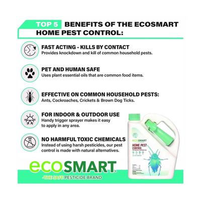 Show full view: EcoSMART Home Pest Control, 64-fl oz bottle slide 5 of 10