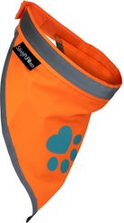 SafetyPUP XD Hi-Visibility Reflective Dog Bandana, Orange, Small: 11 to 15-in neck