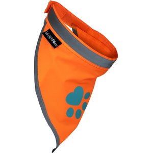 SafetyPUP XD Hi-Visibility Reflective Dog Bandana, Orange, Medium: 14 to 19-in neck