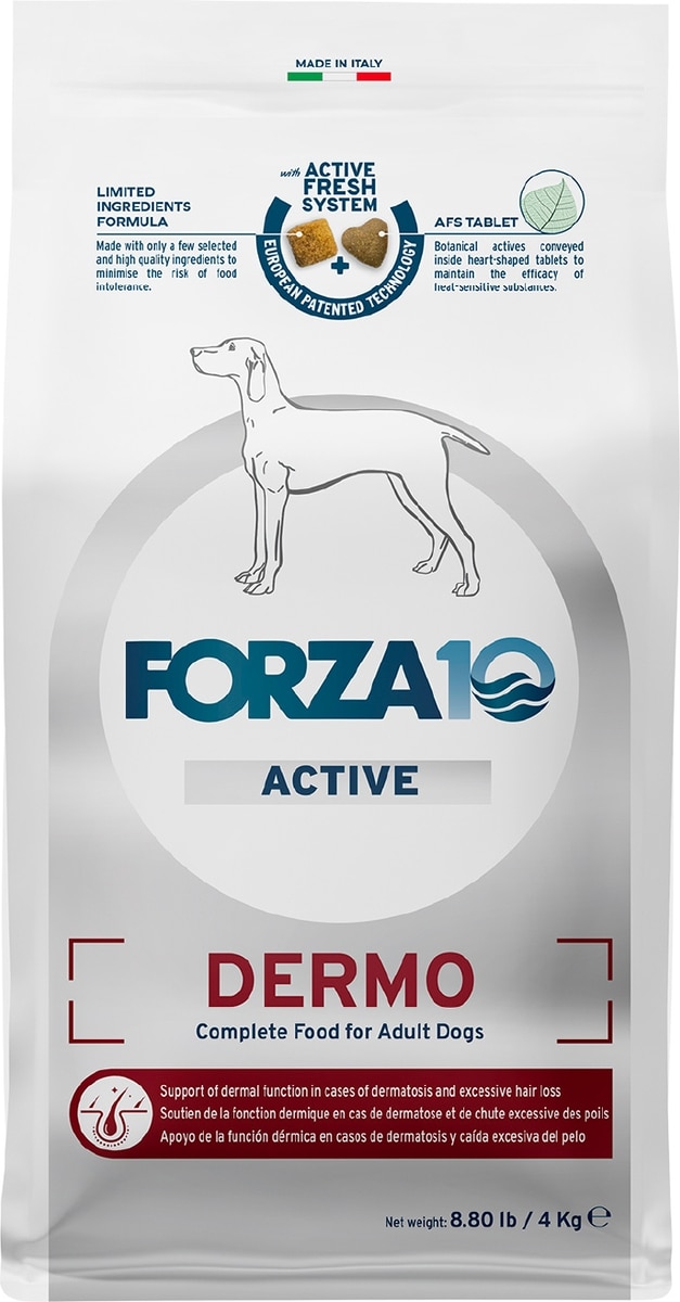 FORZA10 Active Dermo Dry Dog Food, 8.8-lb bag - Chewy.com