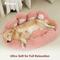 Show in main carousel: Kylinsure 55-in Round Plush Orthopedic Donut Dog & Cat Bed, Pink slide 3 of 8