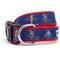 Show in main carousel: The Worthy Dog Christmas Ski Nylon Dog Collar, Navy, Large: 14 to 20-in neck, 1-in wide slide 1 of 5