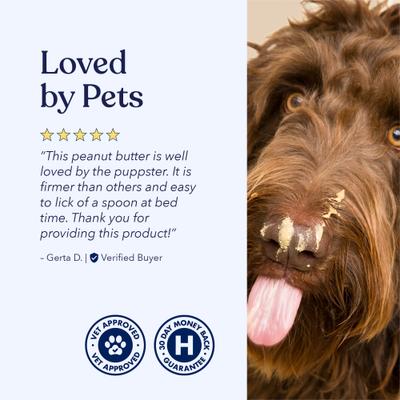 Show full view: Honest Paws Calming Peanut Butter Supplement for Dogs, 12-oz jar slide 7 of 9