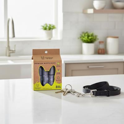 Show full view: Nandog Eco-Friendly Leak Proof Dog Stars Poop Bags, Unscented, 8 rolls /120 bags slide 4 of 7