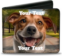 Buckle-Down Personalized Vegan Leather Bifold Wallet slide 2 of 5