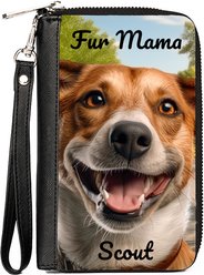 Buckle-Down Personalized Vegan Leather Zip Around Wallet