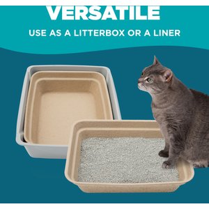 LumaKa Pets Disposable Cat Litter Box, 5 count, Large: 16.7 x 12.8 x 4.1-in