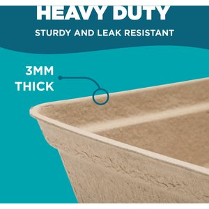 LumaKa Pets Disposable Cat Litter Box, 5 count, Large: 16.7 x 12.8 x 4.1-in