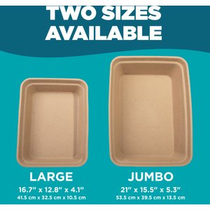 LumaKa Pets Disposable Cat Litter Box, 5 count, Large: 16.7 x 12.8 x 4.1-in