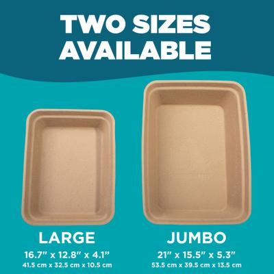 Show full view: LumaKa Pets Disposable Cat Litter Box, 5 count, Large: 16.7 x 12.8 x 4.1-in slide 7 of 12