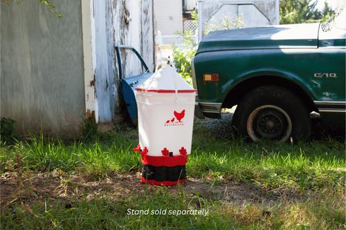 Show full view: RentACoop Anti-Roost Corner Placed Chicken Waterer, 5-gal slide 2 of 6