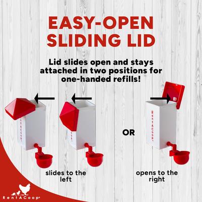 Show full view: RentACoop Automatic Poultry Waterer, 32-oz slide 3 of 7