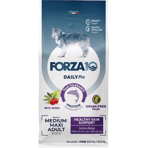 Forza10 DailyPro Sensitive Skin Grain-Free Seafood & Fish Dry Dog Food, 22-lb bag