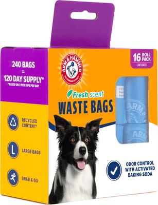 Show full view: Arm & Hammer Poop Bags Refill, Scented, 240 count slide 3 of 4