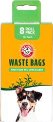 Arm & Hammer Corn Starch Poop Bags Refill, Scented, 120 count