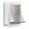 Show in main carousel: PetSafe Wall Entry Dual Flap Pet Door with Closing Panel, White, Small slide 1 of 9
