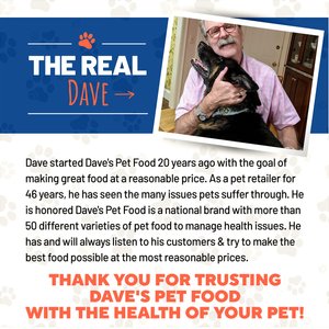 Dave's Pet Food Restricted Bland Diet Sensitive Stomach Digestive Care Chicken & Rice Canned Wet Dog Food, 13.2-oz, case of 12