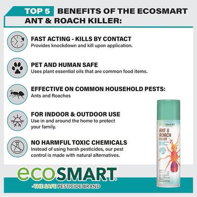 Show full view: EcoSMART Ant & Roach Killer, 14-fl oz bottle slide 4 of 10