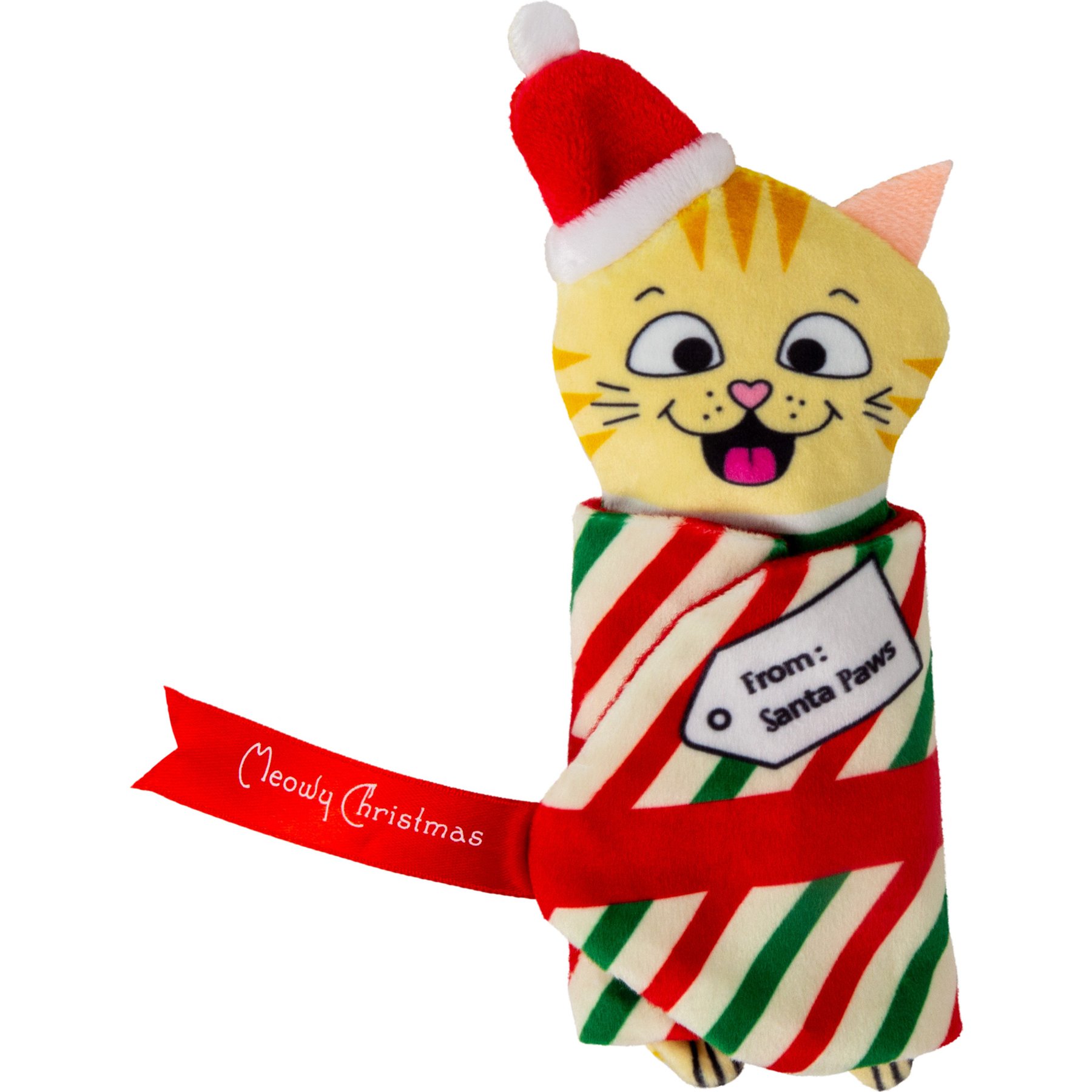 KONG Holiday Pull-A-Partz Present Cat Toy