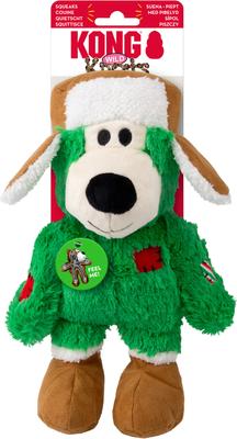 Show full view: KONG Christmas Holiday Wild Knots Bear Dog Toy, Assorted Colors, Medium slide 4 of 9