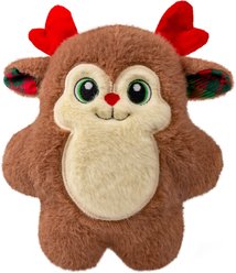 KONG Christmas Holiday Snuzzles Reindeer Dog Toy, Assorted Colors, Medium