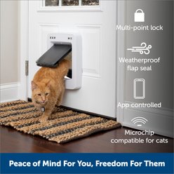 PetSafe NEVER RUST SmartDoor Connected Pet Door, White, Medium slide 2 of 9