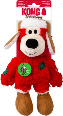 Show full view: KONG Christmas Holiday Wild Knots Bear Dog Toy, Assorted Colors, Medium slide 8 of 9