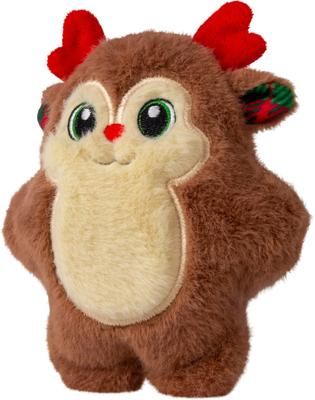 Show full view: KONG Christmas Holiday Snuzzles Reindeer Dog Toy, Assorted Colors, Medium slide 6 of 8