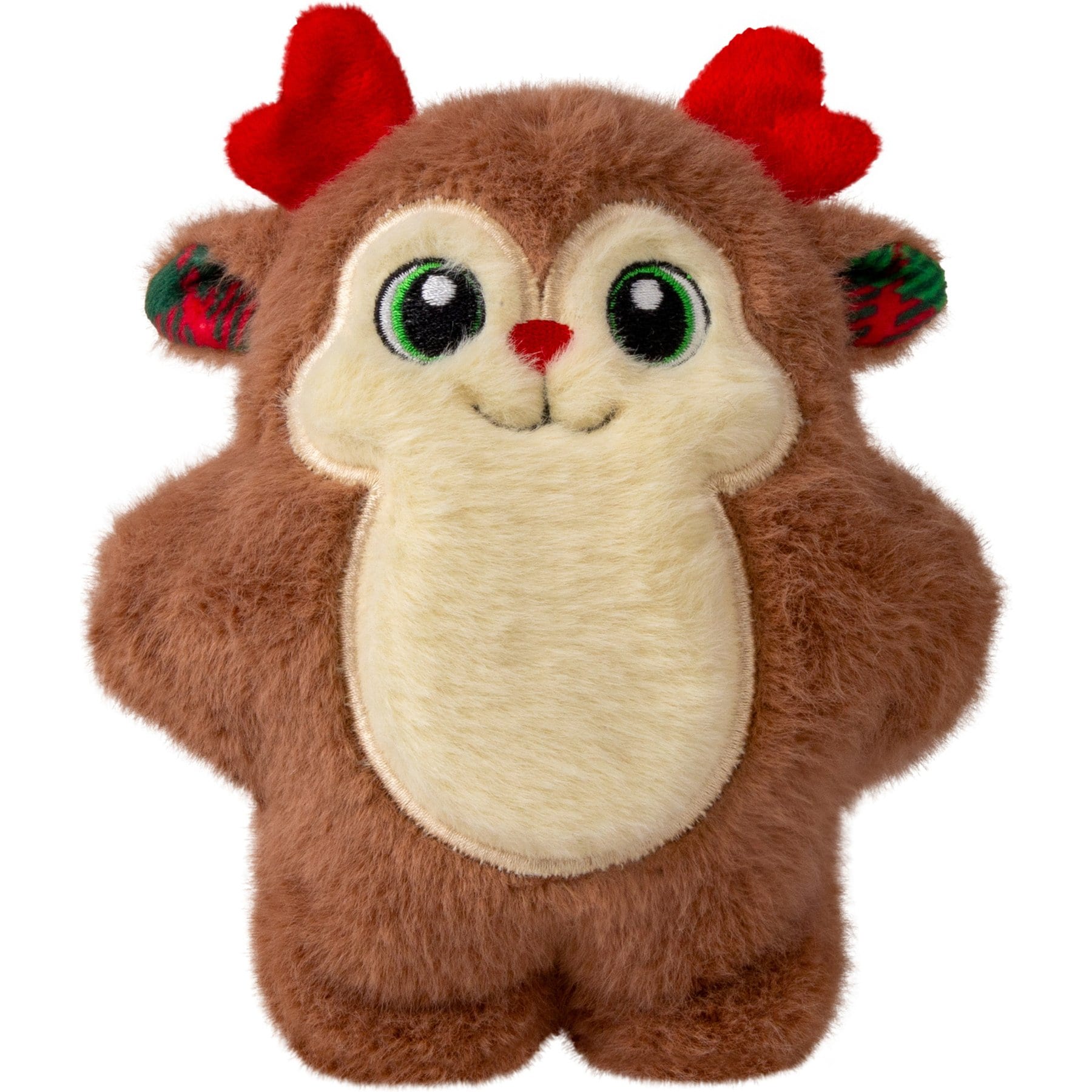 KONG Holiday Snuzzles Reindeer Dog Toy, Assorted Colors, Small