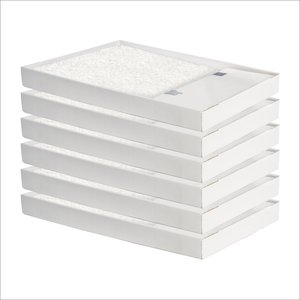 PetSafe ScoopFree Crystal Cat Litter Box Tray Refill with Fragrance-Free Crystals, 6 count