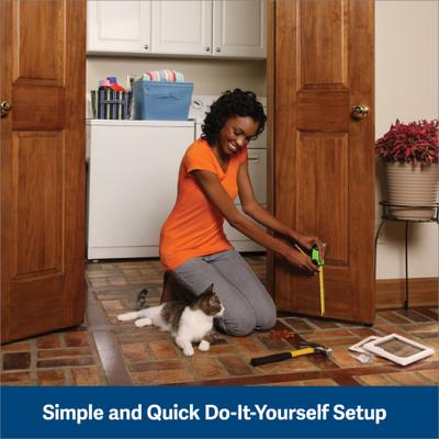 Show full view: PetSafe 2-Way Locking Cat Door slide 4 of 9