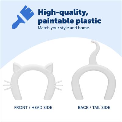 Show full view: PetSafe Durable Interior Cat Door, Up to 20-lbs, ​​​​​​​White slide 2 of 7